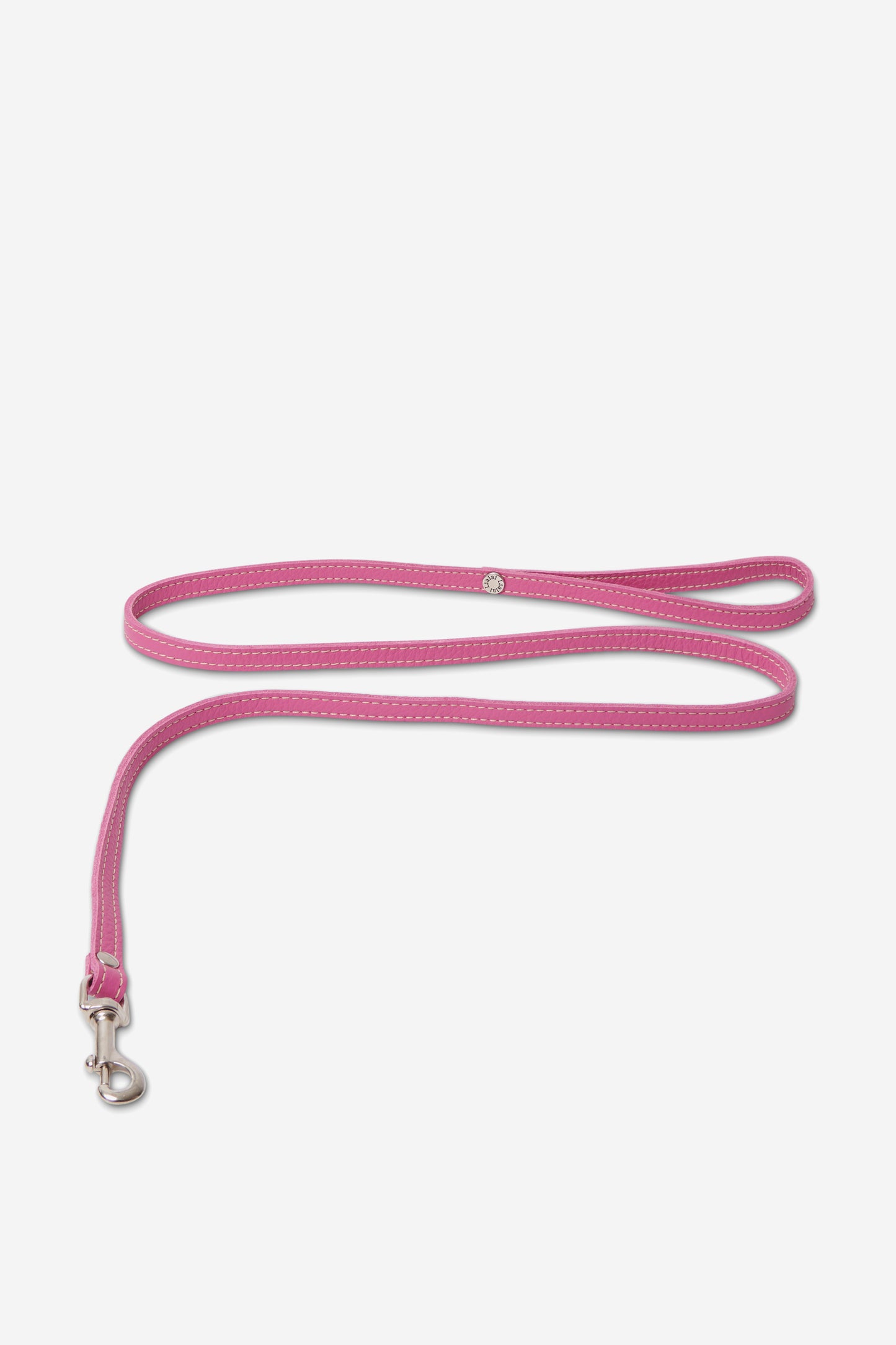 Leather Leash- Pink