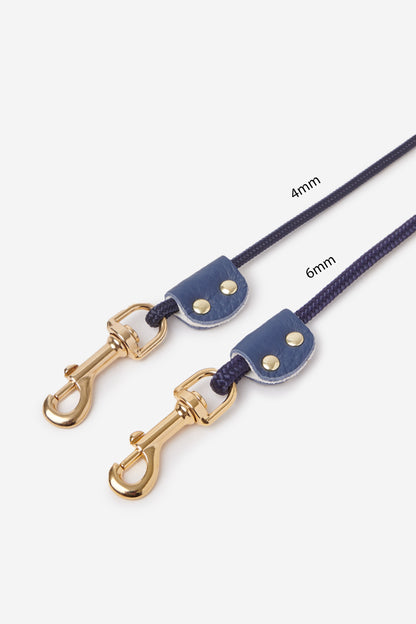 Naval Rope Leash - Navy Blue