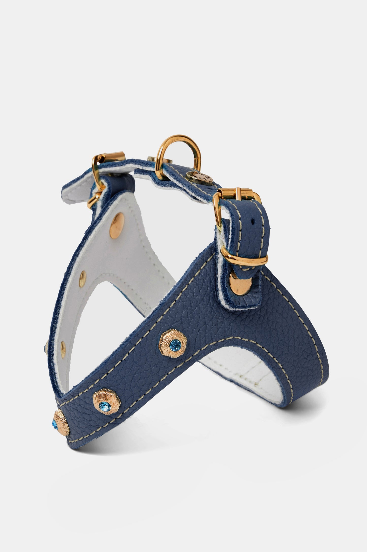 Diamante Navy Blue Harness